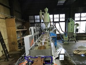 Case EMD-75 WPC Extrusion Line