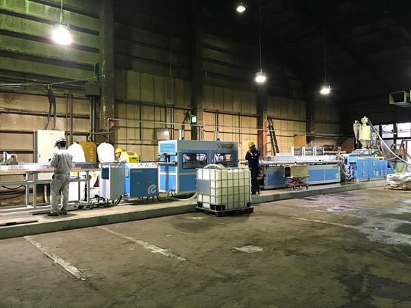 Case EMD-75 WPC Extrusion Line