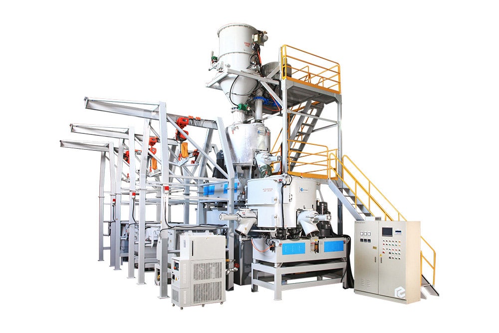 Pulverizing System With Mixer