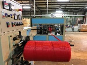 Case EM–NT55 Stretched Net Extrusion Line