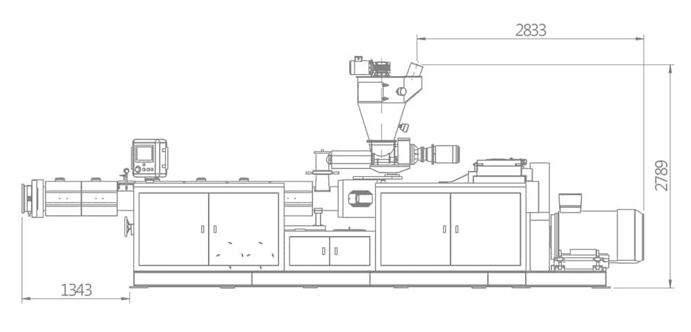 Everplast Extruder-Layout Drawing