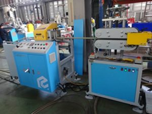 Extrusion Down Stream Equipment For PE Pipe with Steel Wire Insert for Cable