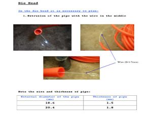 PE Pipe with Steel Wire Insert for Cable