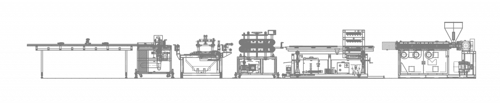 ABS Profile Machine Line Layout