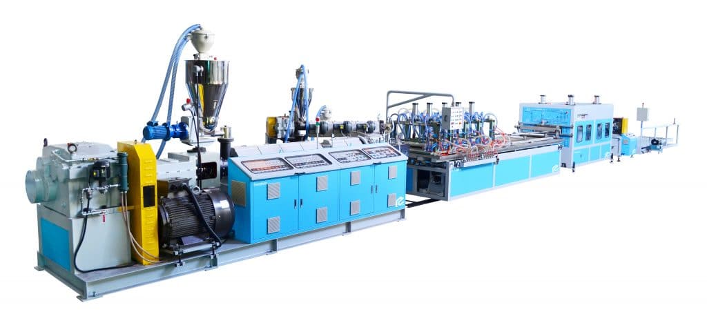 PVC Door Panel Extrusion Machine Line