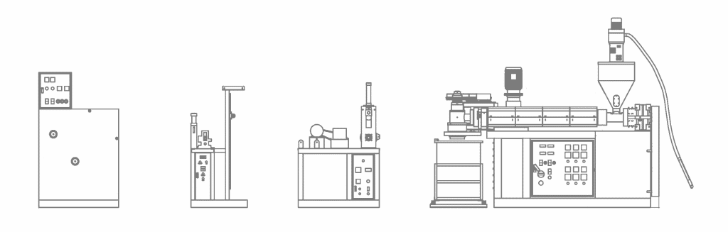 Gas Protection Net Machine Line Layout