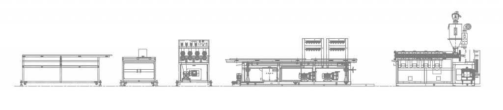 L Shape Machine Line Layout