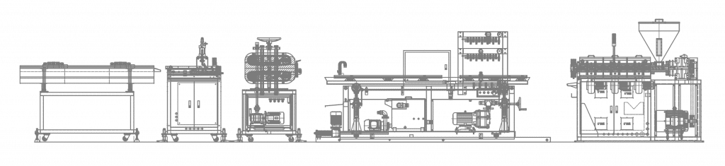 PVC Foam Siding Panel Machine Line Layout