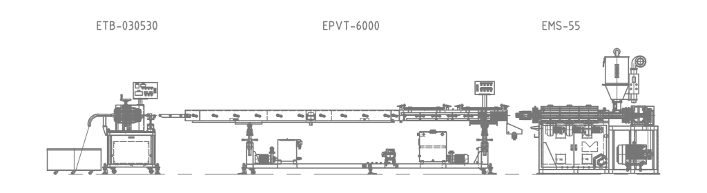 lldpe tube machine line