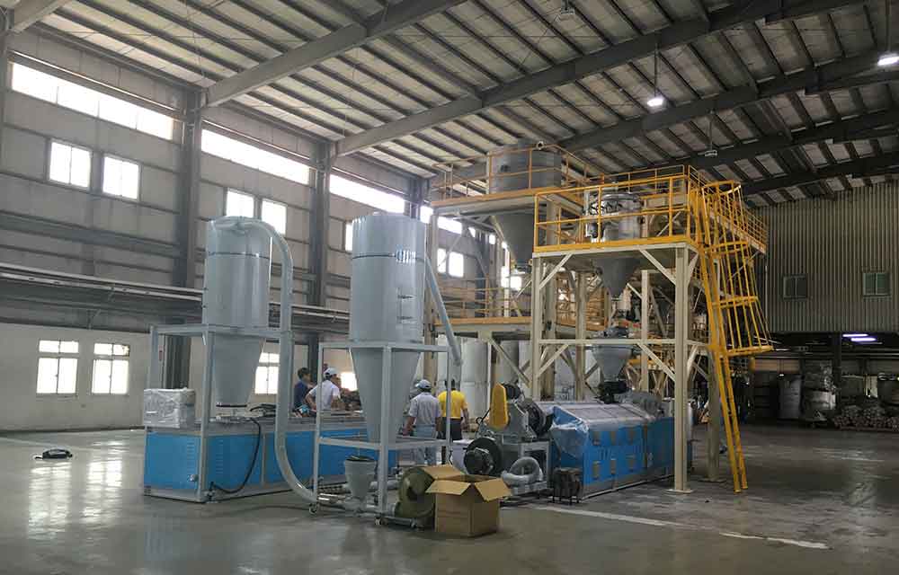 cpvc compounding machine line