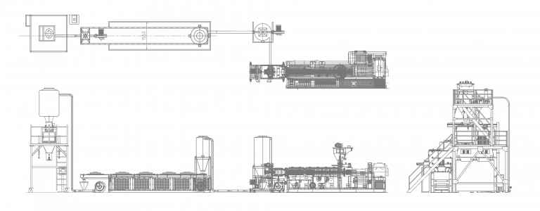 pvc compounding machine line