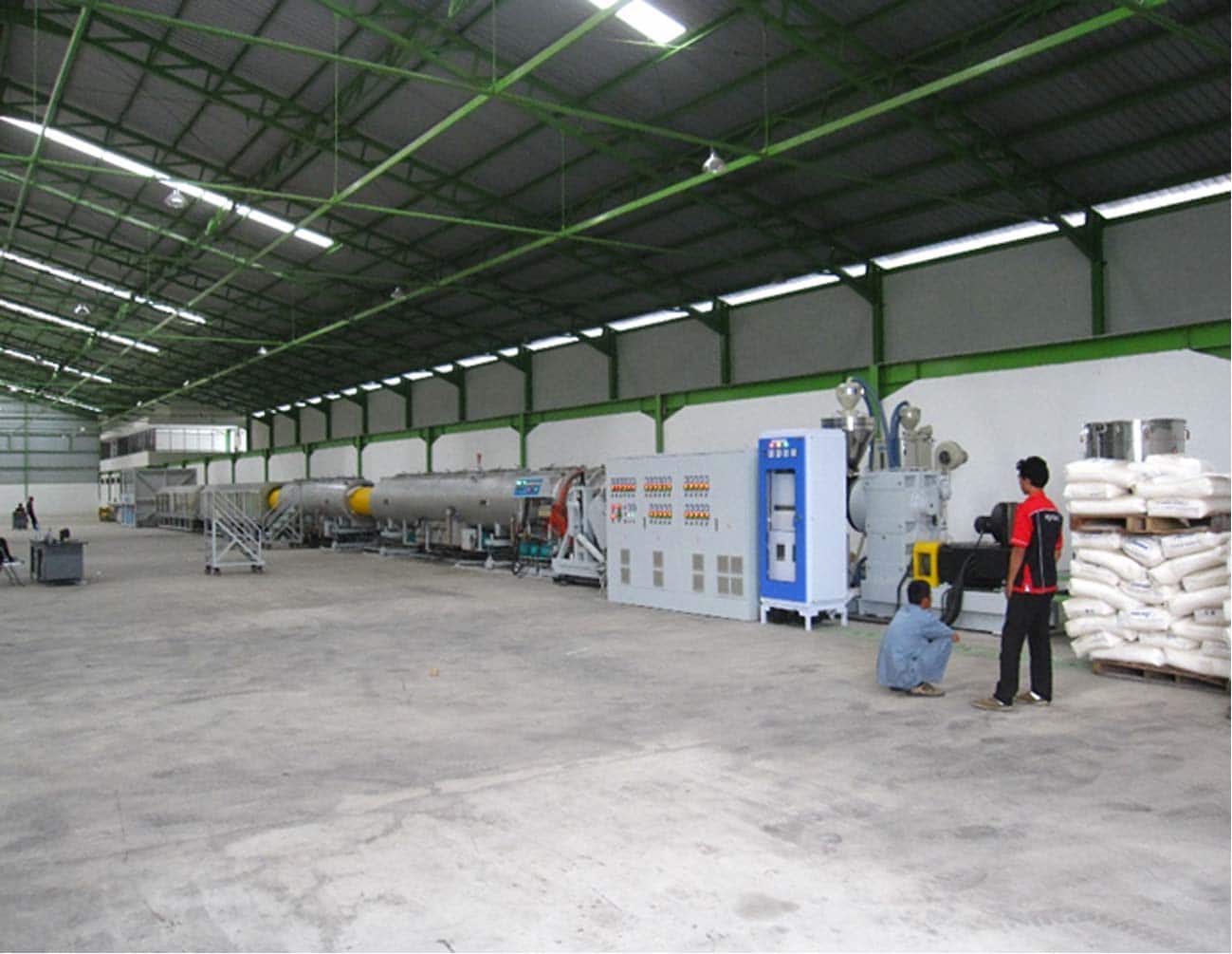 EMS-75 HDPE Pipe Extrusion Machine Line-1 HDPE Pipe Extrusion Machine Line