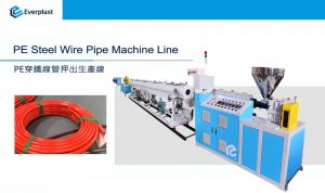 PE Steel Wire Pipe Machine Line