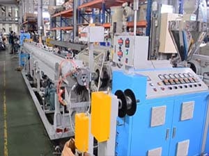 PE Steel Wire Pipe Machine Line