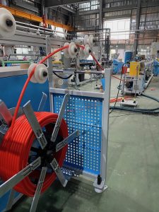 PE Orange Conduit Pipe Extrusion Line