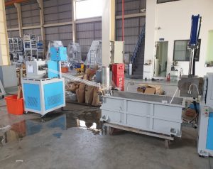 PVC PROFILE EXTRUSION LINE
