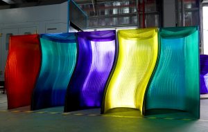 Color-Gradient 3D-Printed Bar