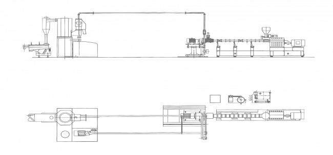 eva compounding machine line